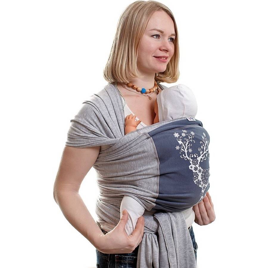 Как наматывать слинг шарф для новорожденных
