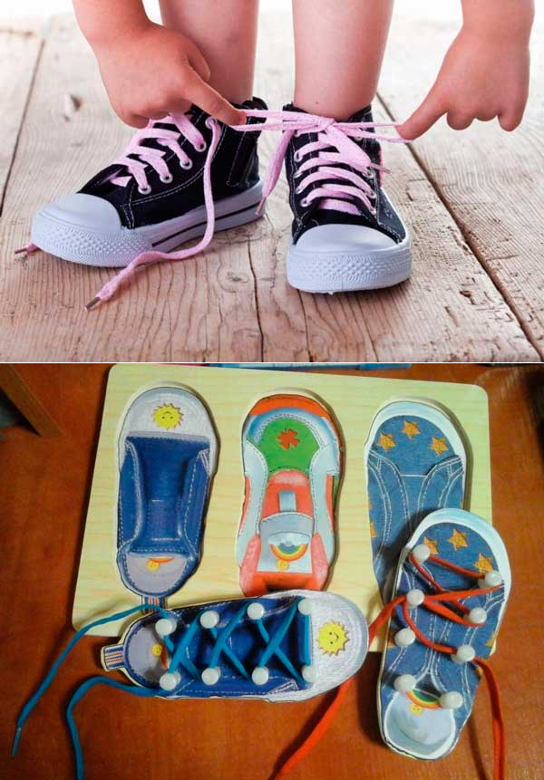Лучшие способы, как быстро научить ребенка завязывать шнурки. эффективные упражнения и методы