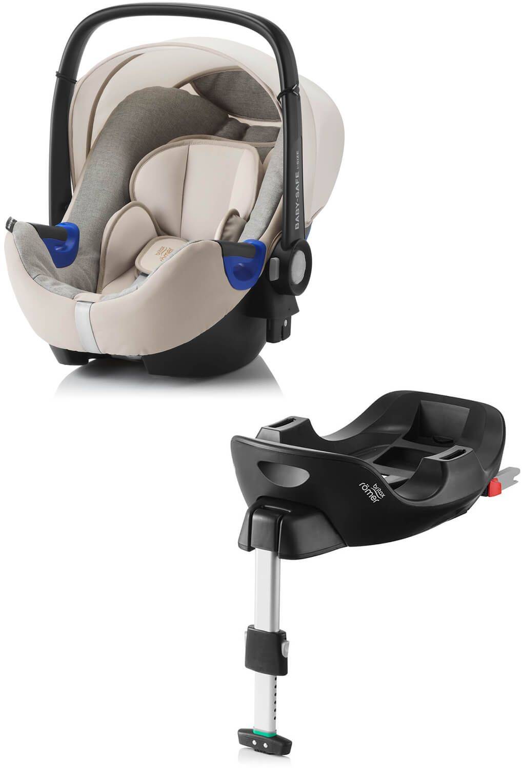 Сравнение автомобильных кресел Maxi-Cosi CabrioFix и Britax Römer Baby Safe Plus II