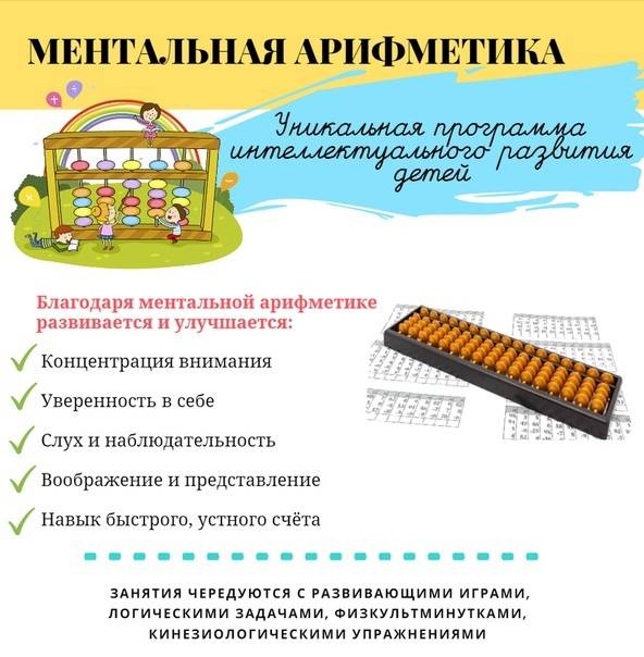 Польза и вред ментальной арифметики
