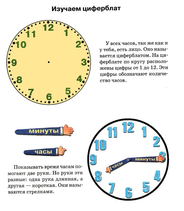 Как научить ребёнка понимать время и определять его по часам со стрелками