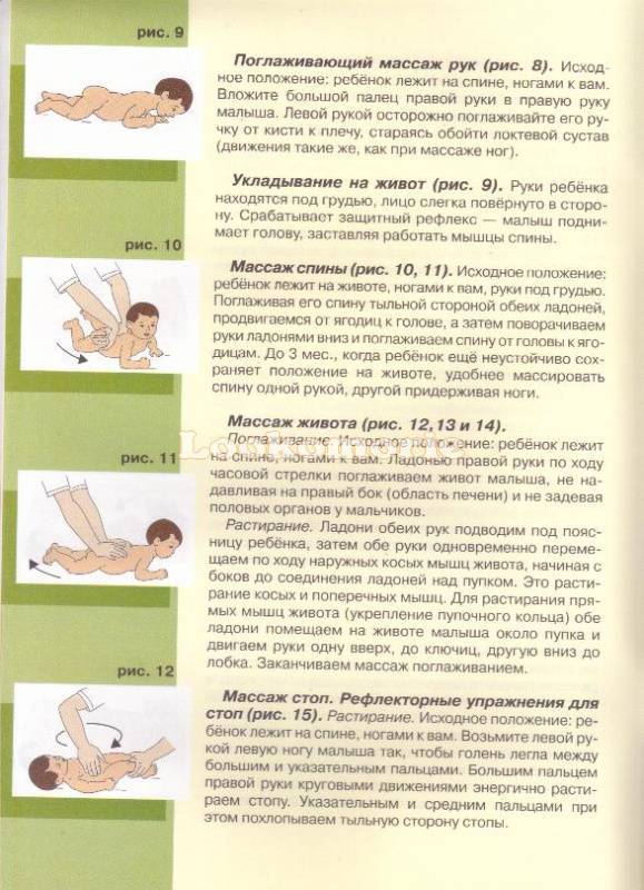 Гимнастика для ребенка в 3 месяца: правила проведения и список упражнений