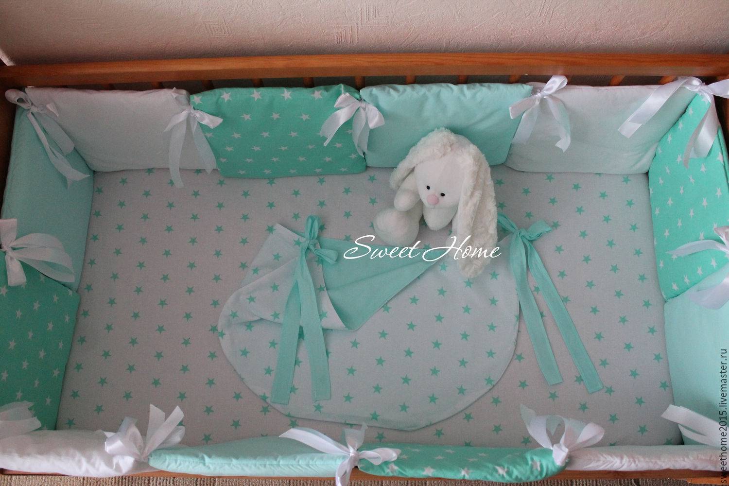 Как украсить детскую кроватку для новорожденного своими руками: декор кровати