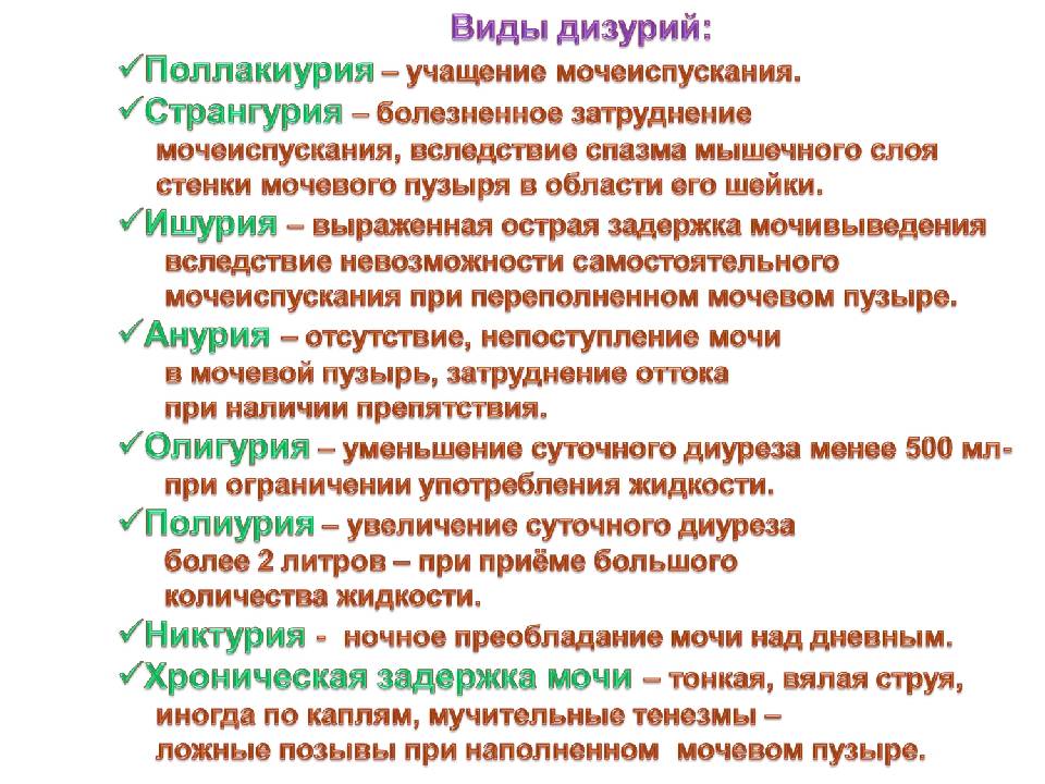 Дизурия: причины затрудненного мочеиспускания у мужчин и женщин - medside.ru