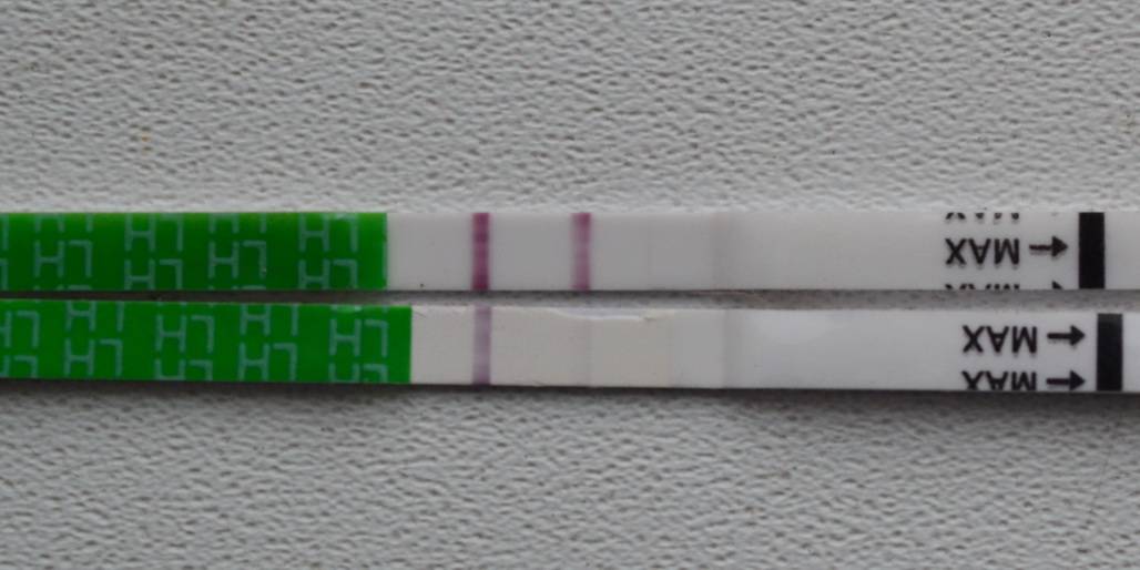 Бледная вторая полоска на тесте на беременность