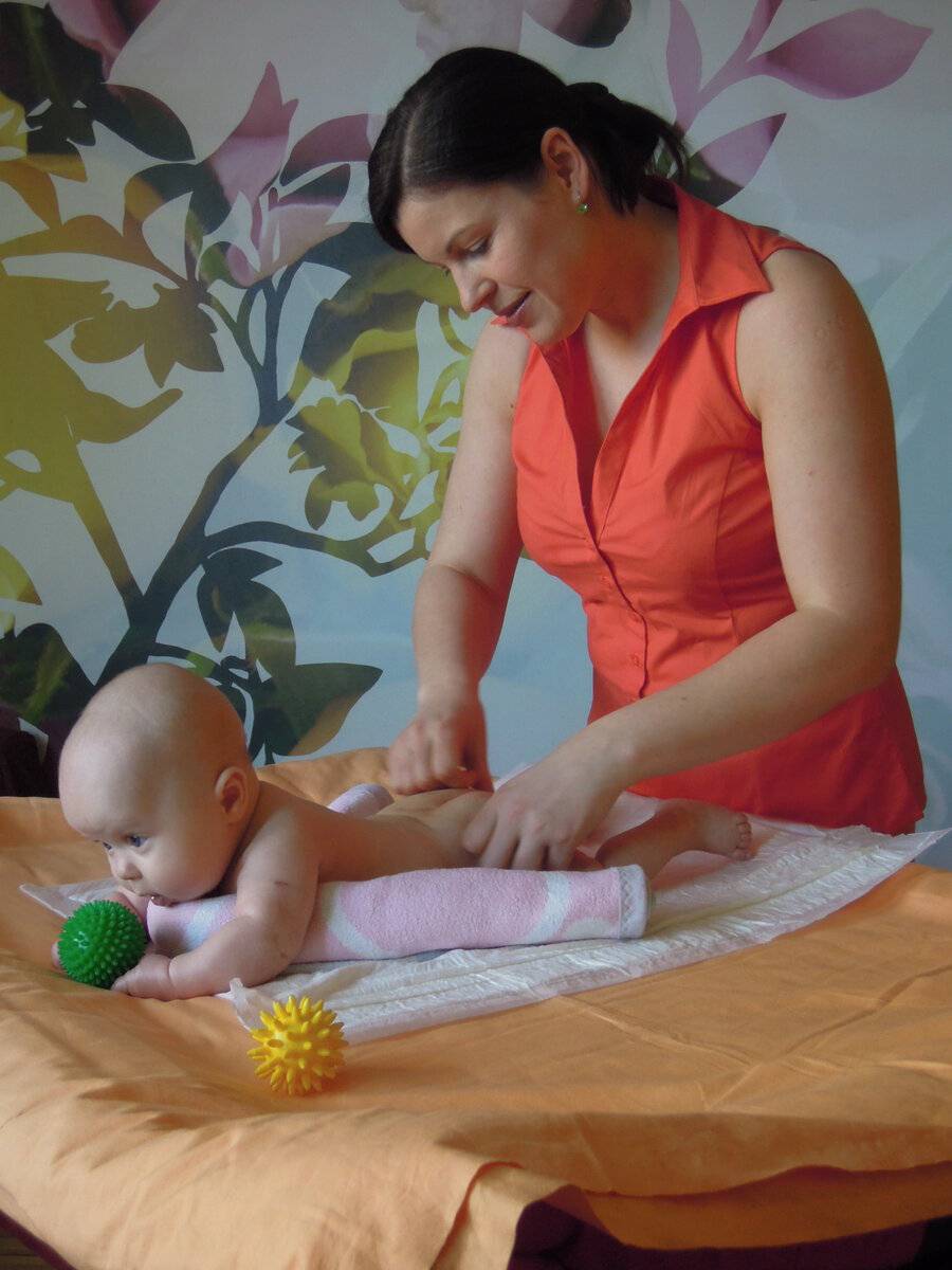 Комплекс упражнений и массажа для детей в возрасте от 4 до 6 месяцев | школа «mamapapa»