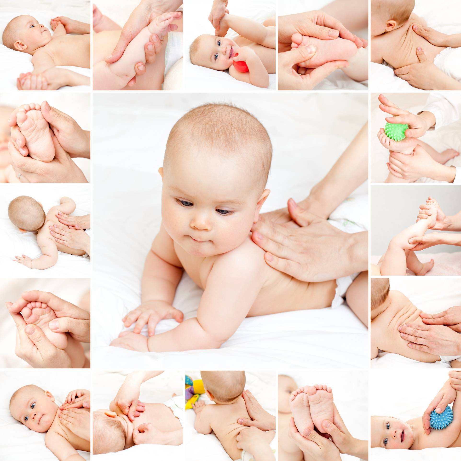 Укрепляющий массаж для детей - как делать новорожденному ребенку?