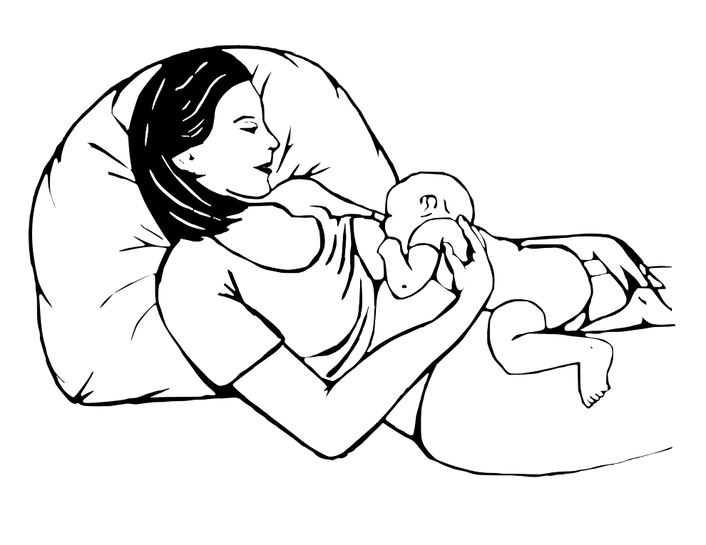 Позы для кормления новорожденного, грудничка, позы для кормления при лактостазе