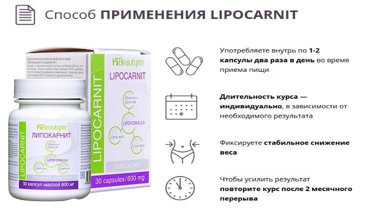 Липокарнит — новое средство с карнитином для похудения | | красота и питание - все о зож