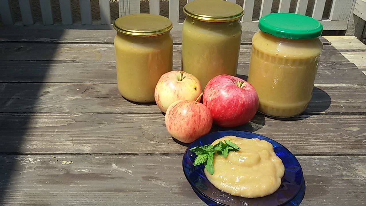 Яблочное пюре на зиму — самые простые рецепты в домашних условиях