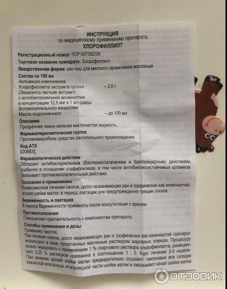 Хлорофиллипт - инструкция по применению, описание, отзывы пациентов и врачей, аналоги