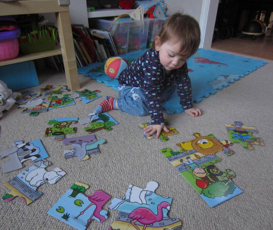 Развитие и обучение ребенка с помощью игры в пазлы