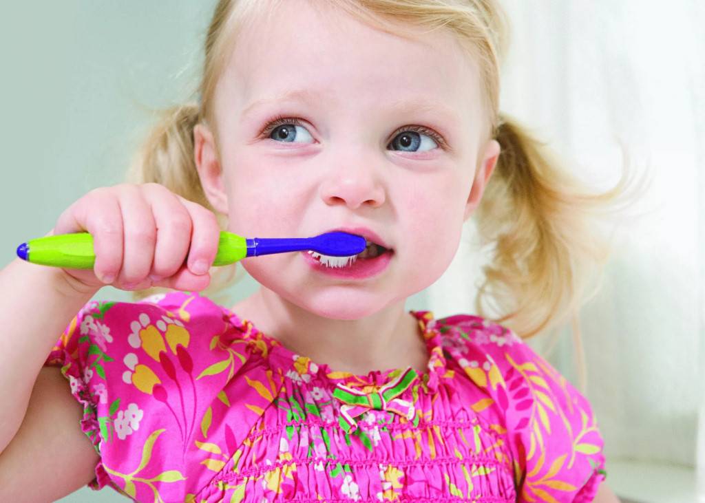 Учим ребенка как правильно чистить зубы