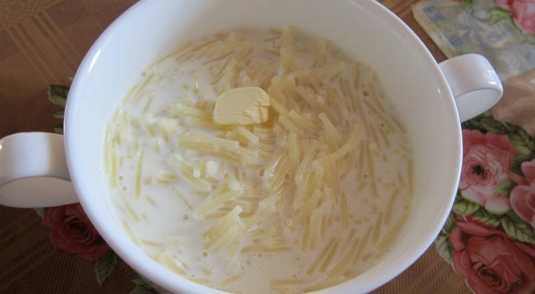 Молочный суп - как приготовить с вермишелью или лапшой по пошаговым рецептам с фото