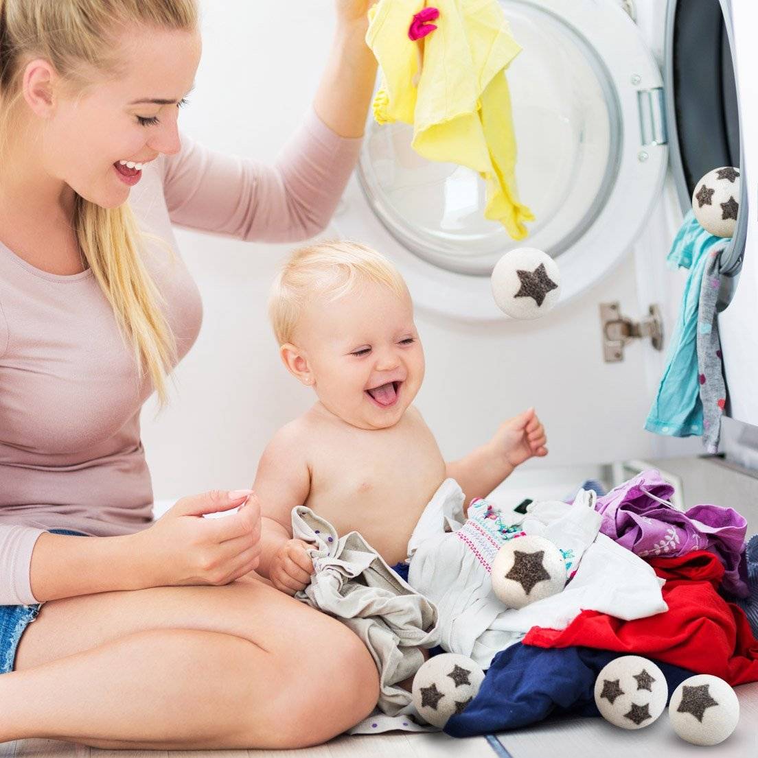Чем и как стирать детские вещи для новорожденных