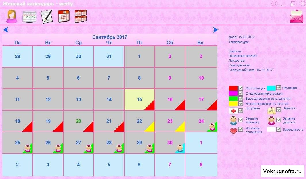 Калькулятор (календарь) овуляции: рассчитать для зачатия онлайн бесплатно, как еще можно определить день выхода яйцеклетки