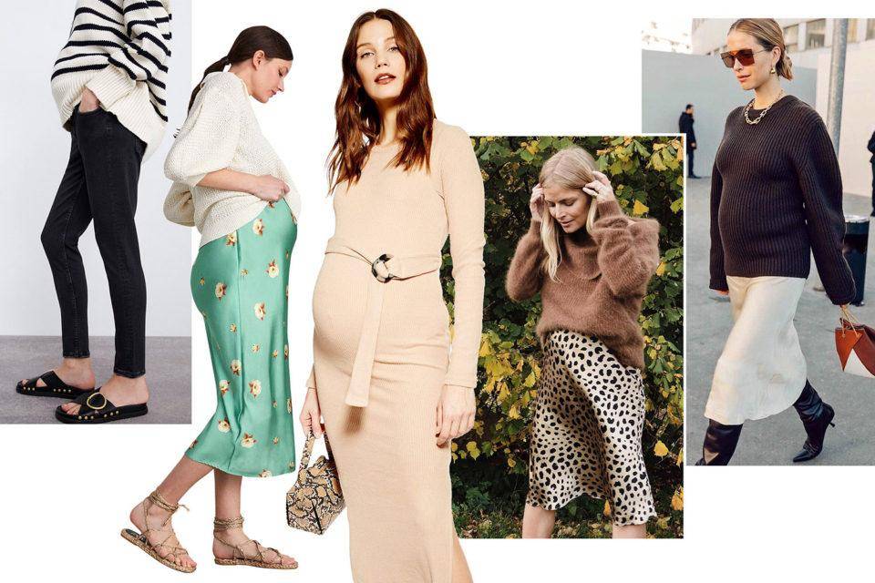 Как модно одеться беременным на разных сроках и как выбрать стильные вещи