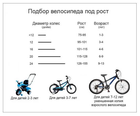 Как подобрать велосипед ребенку