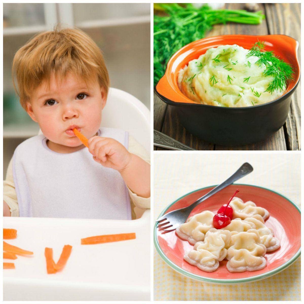 Рецепты блюд для детей от года до полутора лет