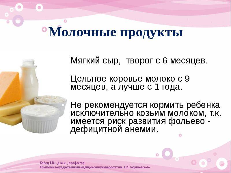 Со скольки можно давать молоко грудничкам - детская городская поликлиника №1 г. магнитогорска