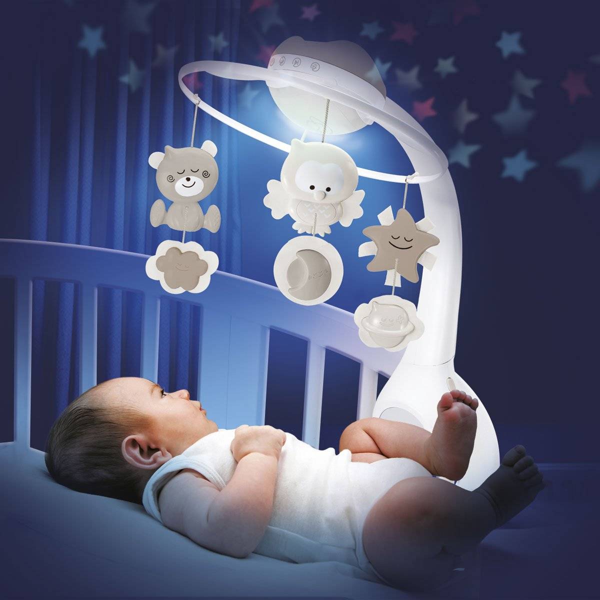 Как выбрать мобиль на кроватку для новорожденного