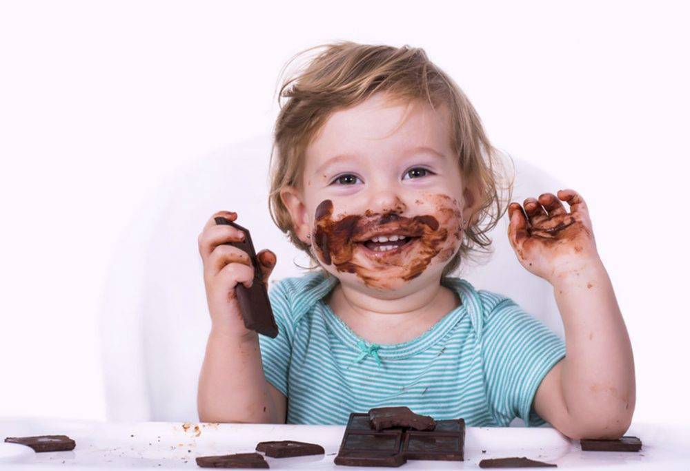 Когда можно давать ребенку шоколад