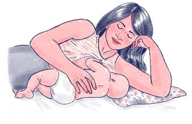 Позы для кормления грудью. как правильно кормить ребенка грудью: прикладывание и позы