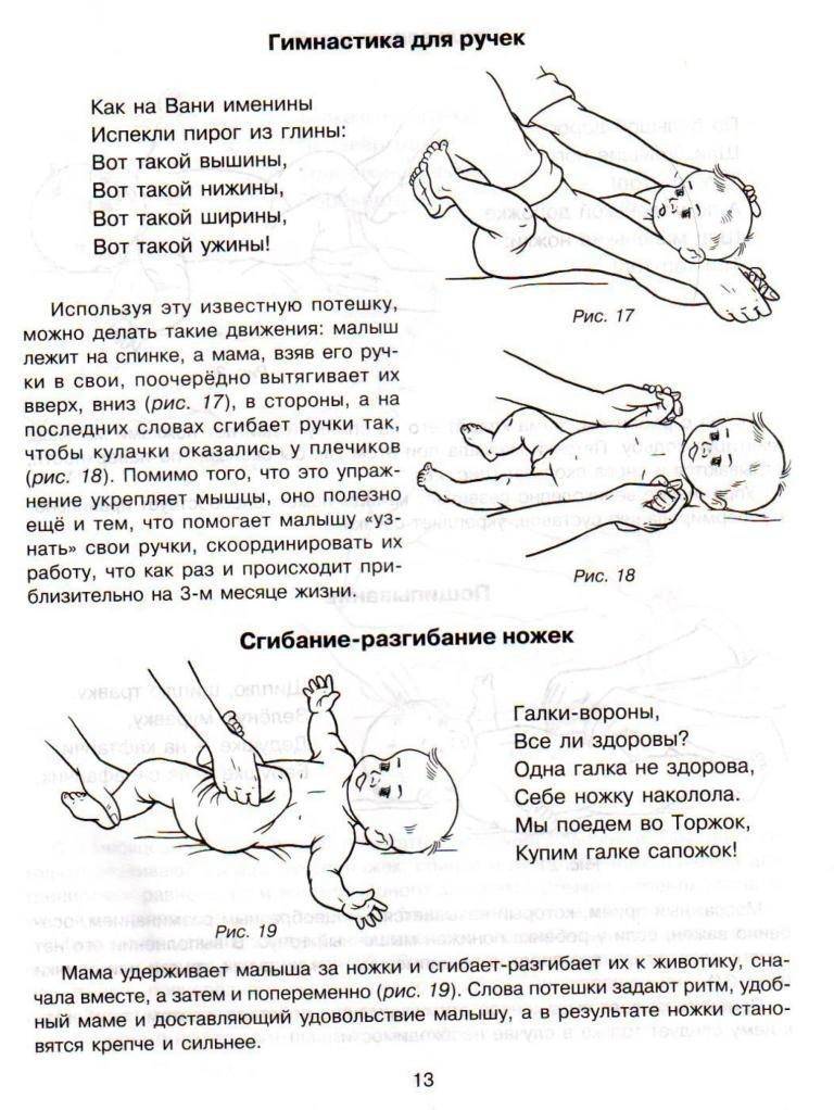 Гимнастика для новорожденных с первых дней жизни: комплексы упражнений для детей раннего возраста