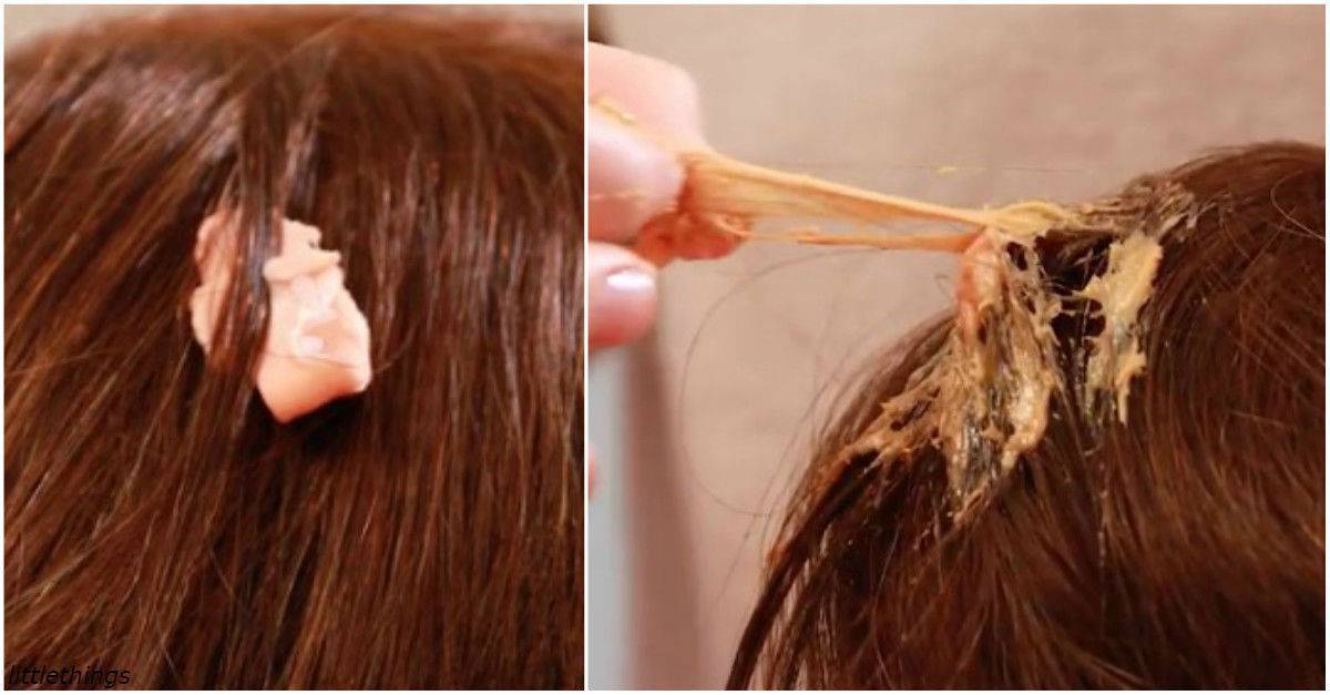 Как отклеить стразы с волос